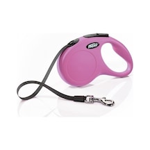 Flexi New Classic S 5m Şerit Pembe