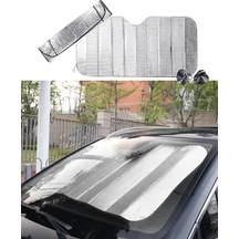 Uv Ve Isı Önleyici Oto Ön Cam Güneşliği Hyundai İ20 Fiat Egea Toyota Corolla Volkswagen Passat Standart 10221218