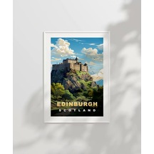 Çerçevesiz Poster Edinburgh Manzarası