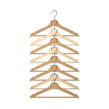 Bumerang 8 Li Naturel Giysi Askısı