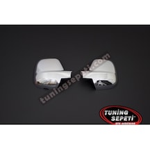 Peugeot Partner 1996 - 2007 Ayna Kapağı Abs Krom