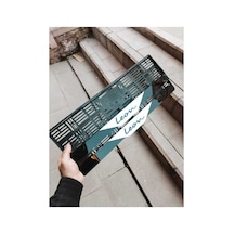 Plakalık Lazer Kesim Pleksi 2 Adet Leon Kişiye Özel Plakalık İsime Özel Plakalık - 784761946