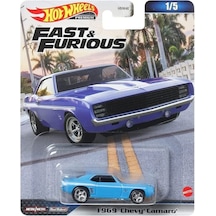 Hot Wheels Fast Furi Ous Premi Um Arabalar 1969 Chevy Camaro Hkd2
