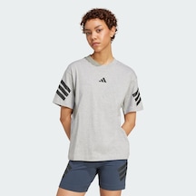 Adidas Jw7837 W Fı 3s Tee Kadın Tişört Gri