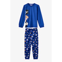 Penti Erkek Çocuk Saks The Paw Club Uzun Kollu Pamuklu Pijama Takımı