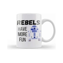 Rebels Have More Fun Sarcastic Funny Kupa Bardak Porselen Karışık