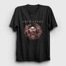 Presmono Unisex Power Arch Enemy T-shirt Siyah