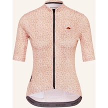 Cafe Du Cycliste Kadın Radtrikot Fleurette Uv Korumalı T-shirt Siyah - Açık Turuncu Cafe Du Cycliste Kadın Radtrikot Fleurette Uv Korumalı T-shirt Siyah - Açık Turuncu