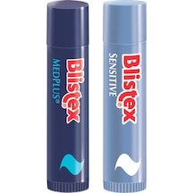 Blistex Kuruyan ve Çatlayan Dudaklar İçin Yoğun Bakım Medplus Stick 4.25 G + Sensitive Hassas Dudaklar İçin Yoğun Bakım Kremi 4.25 G