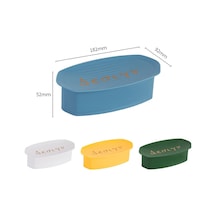 Sones Meyve Çatalı Saklama Kutusu Toz Geçirmez Atıştırmalık Çatalı Kutusu Beyaz Beyaz