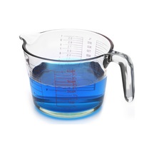 Kulplu Cam Beher 1000 Ml - Cam Ölçü Kabı - Multi Ölçekli