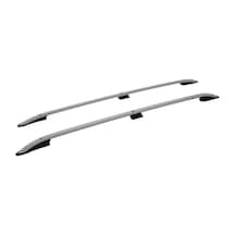 Turtle Renault Kangoo 2 2007-2021 / Uzun Şasi Tavan Çıtası Crown Gri