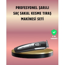 Şarjlı Saç Sakal Kesim Makinesi Detaylı Kesim İçin Hassas Başlıklı - Lisinya Diğer