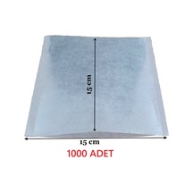 Çay Demleme Filtresi Boş Demlik Poşeti Büyük Endüstriyel Boy Kazan Galoşu Bonesi 15x15 Cm 1000 Adet