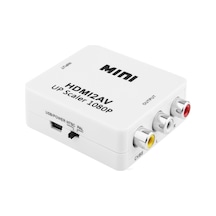 Alfais 4552 Hdmi To Av Rca Tos Çevirici Dönüştürücü Adaptör