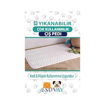 Kedi Köpek Çiş Pedi 75x105 Sıvı Geçirmez Yıkanabilir Emici Hasta Alezi 4 Ebat 75x105