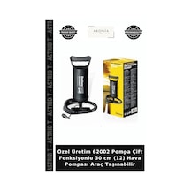 Özel Üretim 62002 Pompa Çift Fonksiyonlu 30 Cm 12 Hava Pompası Araç Taşınabilir