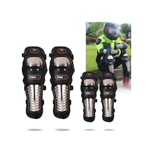 Europe Standart Titanyum Lüx Mafsallı Dizlik Dirseklik Set Rahat Bacak Kol Koruma Knee Pad 1966 Standart