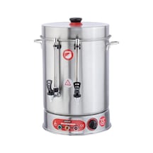 Işıkgaz Silverinox Metal Musluklu Ses İkazlı 80 Bardak Çay Makinesi