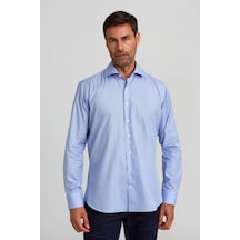 Bisse Platınıum Regular Fit Gömlek Mavi Pltg009 D35 Mavi