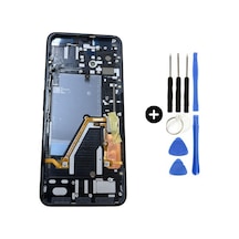 Google Pixel 4 Xl G020p Ga01181-us Ga01182-us Ga01180-us Uyumlu Çıtalı Oled Lcd Ekran Dokunmatik + Tamir Seti