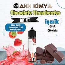 Chocolate Strawberries Dıy Kit Çilek Çikolata Gıda Aroması %20 Oranda Aroma İçerir Hazır Değildir 60 Ml
