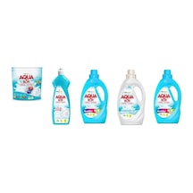 Aquabor Doğal Mineralli Tablet + Bulaşık + Sıvı Renkliler + Sıvı Beyaz + Sıvı Renkliler Set