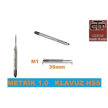 Metrik Klavuz Mini Ondalıklı M1-M1.2-M1.4-M1.6-M1.8-M2-M2.5  M1.2