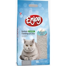 Enjoy Marsilya Sabunu Kokulu İnce Topaklaşan Bentonit Kedi Kumu 10 L