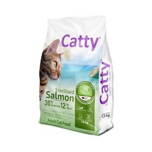 Catty Somonlu Kısırlaştırılmış Yetişkin Kedi Maması 1,5 Kg