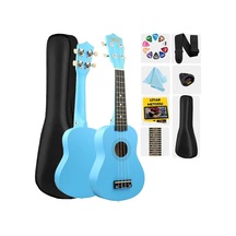 Midex UKX-901BL Mavi Soprano Ukulele (Askı Çanta Metod Pena)