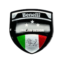 Benelli 3d Gümüş Arma Sticker Redlinegrafik