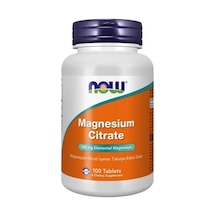 Now Magnesium Citrate 200 Mg 100 Tablet