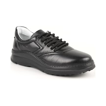 Libero Lz4506 Dikiş Detaylı Antik Görünümlü Kalın Hafif Eva Taban Kadın Sneaker Siyah