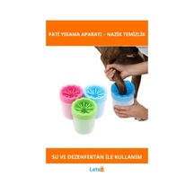 Yüksek Kaliteli Su Geçirmez Soft Gentle Köpek Pati Yıkama Aparatı