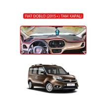 Fıat Doblo 2015+ Tam Kapalıtorpido Koruma Halısı Kırmızı Kenar