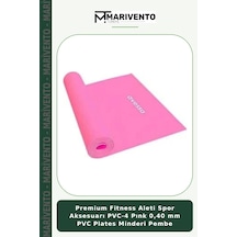 Premium Fitness Aleti Spor Aksesuarı Pvc-4 Pınk 0,40 Mm Pvc Plates Minderi Pembe