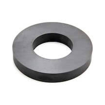 Dünya Magnet Mıknatıs, 100mm X D60mm X 15mm Güçlü Ferrit Kömür Seramik Halka Mıknatıs