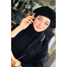 Elif İç Giyim Fransız Keçe Siyah Ressam Bere Siyah