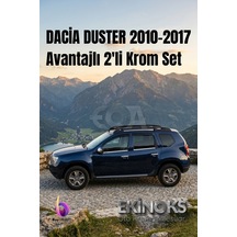 Dacia Duster Avantaj 2 Li Krom Set 2010-2017 Arası -2ürün- Paslanmaz Çelik
