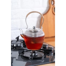 Acar Lalin Borosilikat Cam Çaydanlık 1100 ML Şeffaf