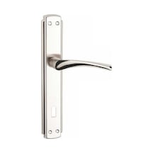 Nikel Saten Oda Kapı Kolu Ön Ve Arka Yüzü Olmak Üzere 2 Adet --- Takım