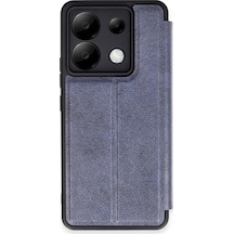 Mey İthalat Redmi Note 13 Pro 5g Kılıf Flip Cover - Lacivert