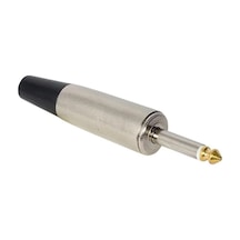 6.3 Mm Canon Tip Gold Nikel Mono Gitar Jack