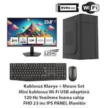 Comloji Ofis Basic-2 i5-4440 8 GB 256 GB NVMe 23" Free Dos Masaüstü Bilgisayar