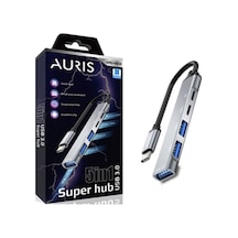 5-in-1 Usb-c Super Hub Usb 3.0 - Hızlı Ve Çok Yönlü Çözüm