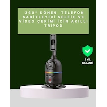 Yüz - 44 - Takipli 360 Akıllı Gimbal Telefon Ve Aksiyon - Muratech - Kamera Uyumlu
