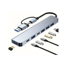 8 İn 1 Usb Çevirici Notebook Macbook Type-c Uyumlu Görüntü Aktarıcı Hub Diğer