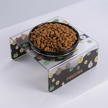 Osaka Tekli Seramik-pleksi Mama Ve Su Kabı-kedi Köpek Mama Su Kabı