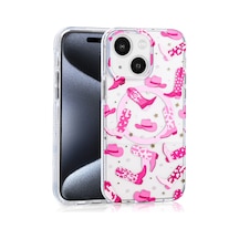 Nihcase Apple Uyumlu iPhone 14 Kılıf Magsafe Özellikli Stilo Tasarım Desenli Kapak